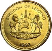 1 Sente - Letsie III Magnetic obverse image