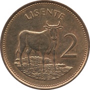2 Lisente - Moshoeshoe II reverse image