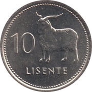 10 Lisente - Moshoeshoe II reverse image