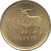 10 Lisente - Letsie III reverse image