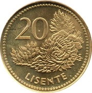 20 Lisente - Letsie III, Lesotho, 1998-2018 reverse image