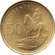 50 Lisente - Letsie III reverse image