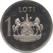 1 Loti - Moshoeshoe II reverse image