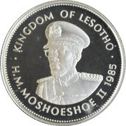 1 Loti - Moshoeshoe II Silver Jubilee obverse image