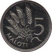 5 Maloti - Letsie III reverse image
