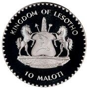 10 Maloti - Moshoeshoe II George Washington obverse image
