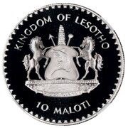10 Maloti - Moshoeshoe II George Washington obverse image