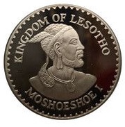 10 Maloti - Moshoeshoe II Los Angeles Olympics, 1984 obverse image