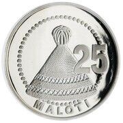 25 Maloti - Letsie III Central Bank, Lesotho, 2005 reverse image