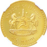 250 Maloti Royal Wedding obverse image