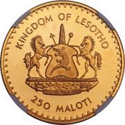 250 Maloti - Moshoeshoe II obverse image