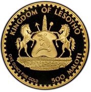 500 Maloti - Moshoeshoe II Royal Wedding obverse image