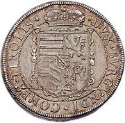 1 Thaler - Leopold V, Austria, 1626 reverse image