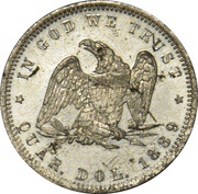 ¼ Dollar Pattern reverse image