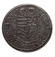 1 Thaler - Leopold V "with coat", Austria, 1627 reverse image