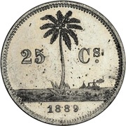 ¼ Dollar Pattern reverse image