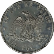 ½ Dollar Pattern reverse image