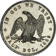 ½ Dollar Pattern reverse image