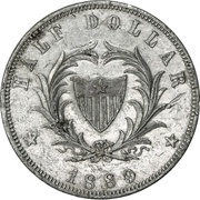½ Dollar Pattern reverse image