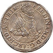 2 Thalers - Ferdinand II of Tyrol obverse image