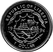 1 Dollar Nelson Mandela obverse image