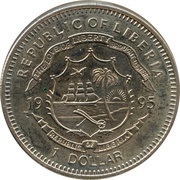 1 Dollar Captain James T. Kirk and Captain Jean-Luc Picard obverse image