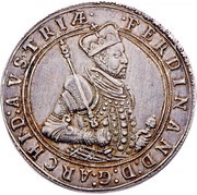 2 Thalers - Ferdinand II of Tyrol obverse image