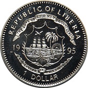 1 Dollar Pilgrim landing party obverse image