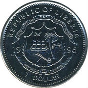 1 Dollar Grey Parrot obverse image