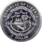 1 Dollar Love Birds obverse image