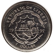 1 Dollar Royal Couple with Dogs obverse image