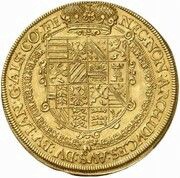 7 Ducats - Rudolf II, Austria, 1611 reverse image