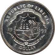 1 Dollar U.S.S. Enterprise NCC-1701-D obverse image