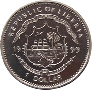 1 Dollar The Wedding of Prince Edward obverse image