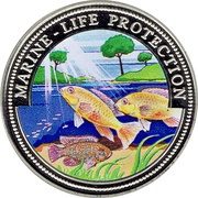 1 Dollar Marine-life Protection reverse image