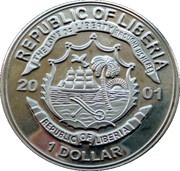 1 Dollar 75th Birthday of Queen Elizabeth II obverse image