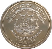 1 Dollar Arnold Schwarzenegger obverse image