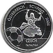 1 Dollar Czech, Liberia, 2008 reverse image