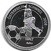 1 Dollar Italy, Liberia, 2008 reverse image