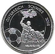 1 Dollar Netherlands, Liberia, 2008 reverse image