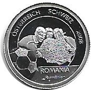 1 Dollar Romania, Liberia, 2008 reverse image