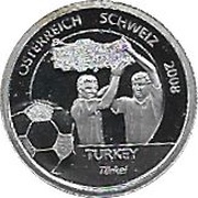 1 Dollar Turkey, Liberia, 2008 reverse image