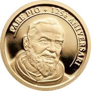 2 Diners Saint Pio of Pietrelcina, Andorra, 2012 reverse image