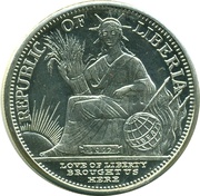 5 Dollars Year of the Goat obverse image
