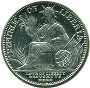 5 Dollars Year of the Monkey obverse image
