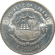 5 Dollars Princess Diana - Lady Spencer obverse image