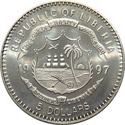 5 Dollars Princess Diana - Wedding Day obverse image