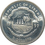 5 Dollars Princess Diana - England’s Rose obverse image