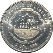 5 Dollars Princess Diana - Elegance obverse image