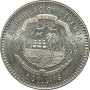 5 Dollars Princess Diana - Birth of Harry obverse image